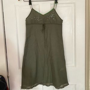 bonpoint green dress